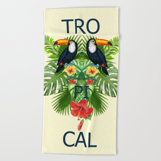 Tropical Beach Towel