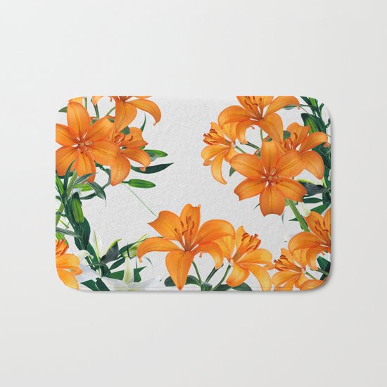 Glorious Lilies Bath Mat