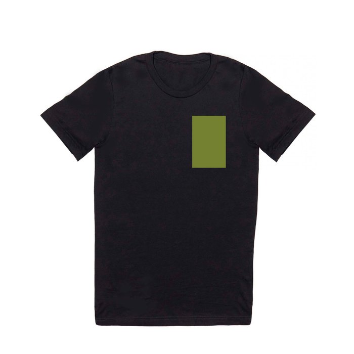 Lavish Dark Green Yellow Blend Solid Color Pairs To Sherwin Williams Gecko SW 6719 T Shirt