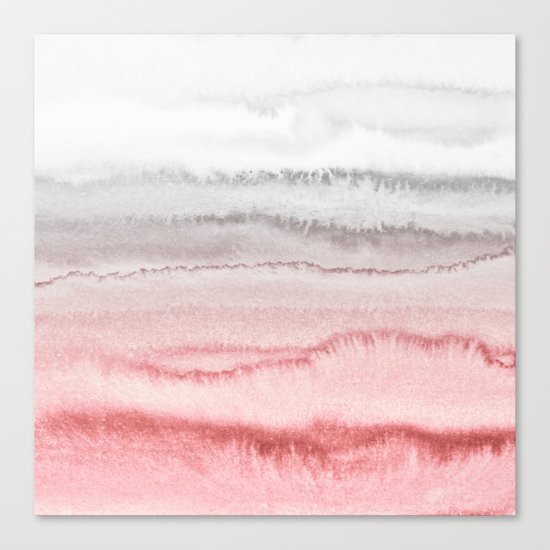 WITHIN THE TIDES - ROSE TO GREY Canvas Print