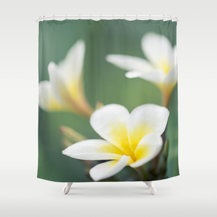 in the happy garden Shower Curtain