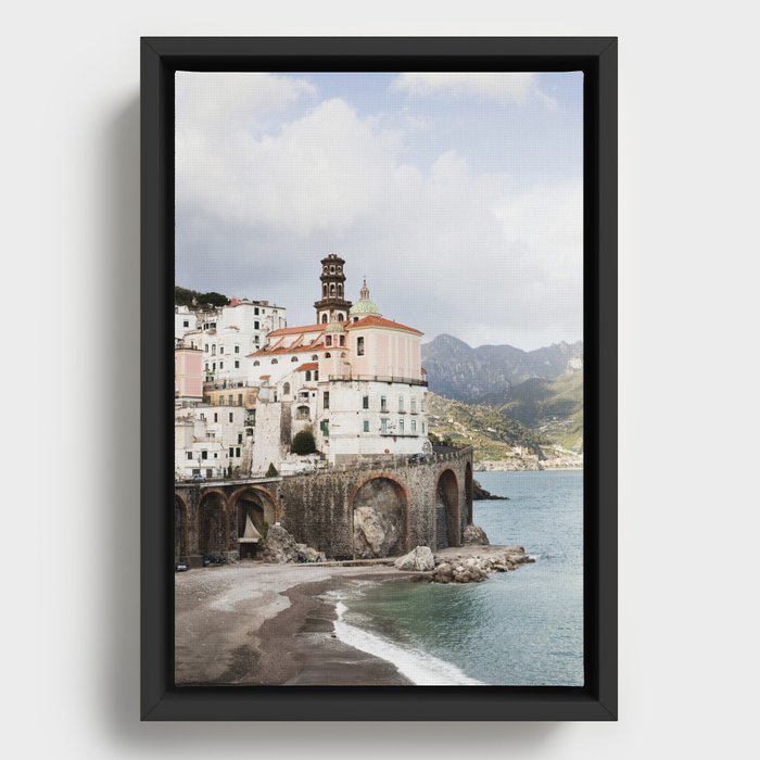 Amalfi Coast, Atrani Framed Canvas