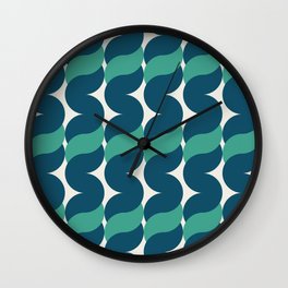 Large Ropes in Navy Blue Wall Clock
