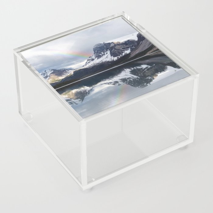 Bow Lake, Banff National Park Acrylic Box