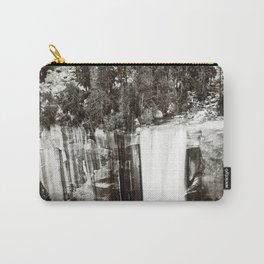 Pi-Wi-Ack (Shower of Stars), Vernal Fall, Yosemite Valley Carry-All Pouch | Film, Black And White, Photo, California, Vernalfall, Vintage, Waterfall, Yosemite, Nature, Landscape 