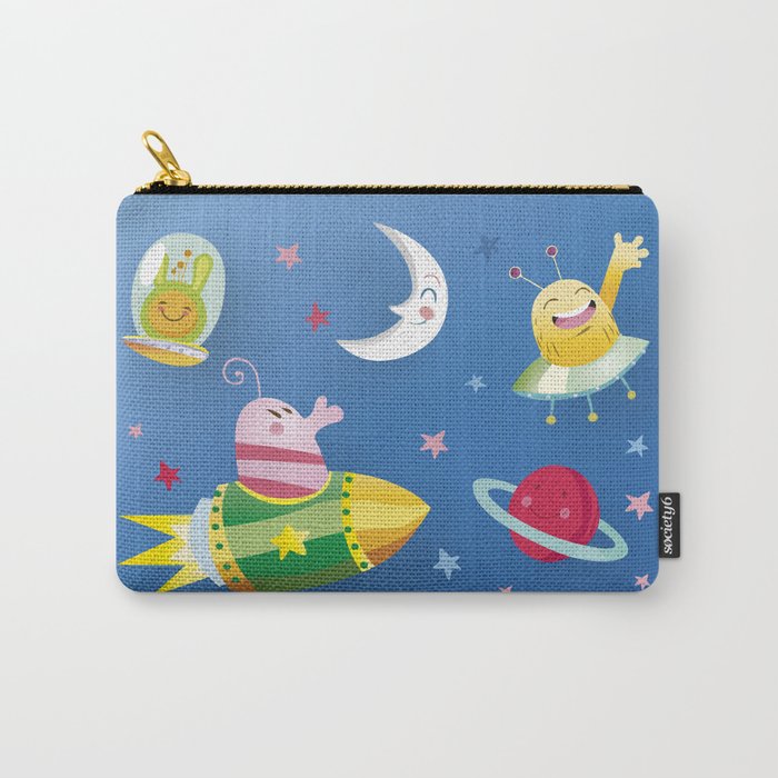 Space Monsters Carry-All Pouch