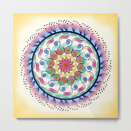 Mandala Metal Print