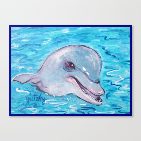 Dolphin 2 Canvas Print