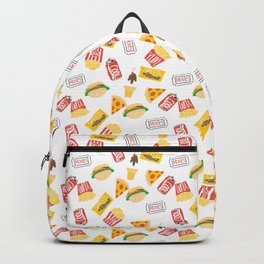 Lets all go to the movies collection Backpack | Surfacepattern, Play, Fries, Popcorn, Food, Digital, Pattern, Movies, Fun, Graphicdesign 