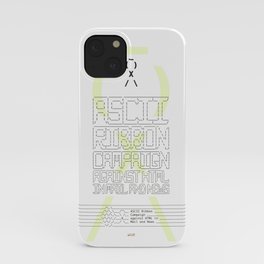 ASCII Ribbon Campaign against HTML in Mail and News – White iPhone Case