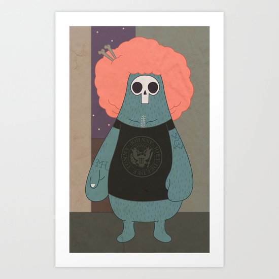 King of the streets Art Print