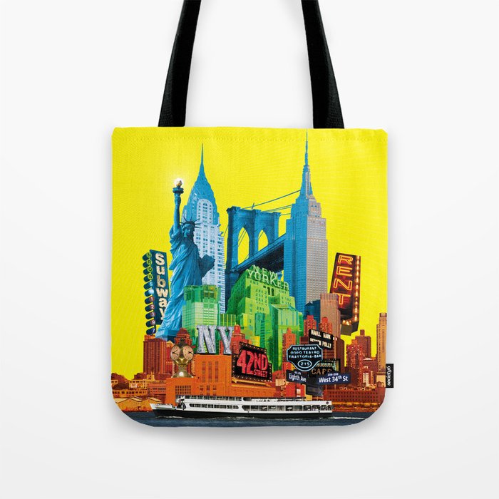 Suva Best Of New York Day Tote Bag By Suvawear Suva Best Of New York Day Tote Bag By Suvawear