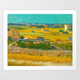 Vincent van Gogh The Harvest, 1888  Art Print
