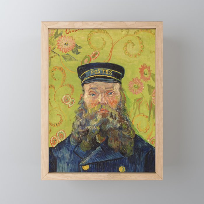 Vincent van Gogh "The Postman (Joseph-Étienne Roulin)" Framed Mini Art Print