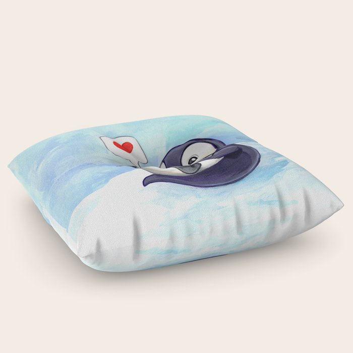Roly Poly Penguin Floor Pillow By Biancaromanstumpff Society6