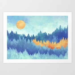 Frozen Forest Art Print