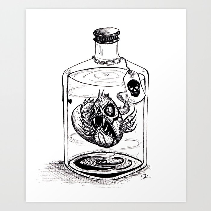 Poison Fangs Art Print