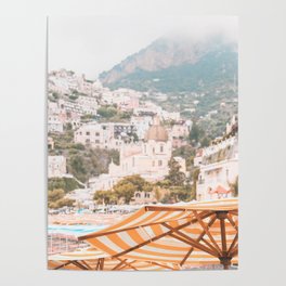 Positano, Italy Summer Time Photography Poster