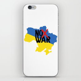 Ukraine No War iPhone Skin
