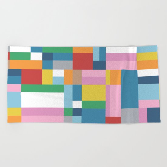 Map Close Beach Towel