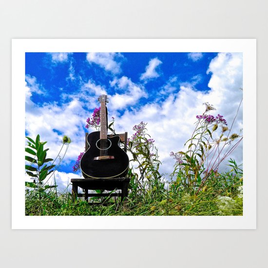Playing the Field Art Print