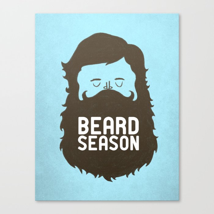 Beard Season Canvas Print