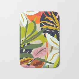 Jungle Abstract 2 Bath Mat | Exotic, Illustration, Home Decor, Shape, Drawing, Summer, Thingdesign, Jungle, Digital, Shapes 
