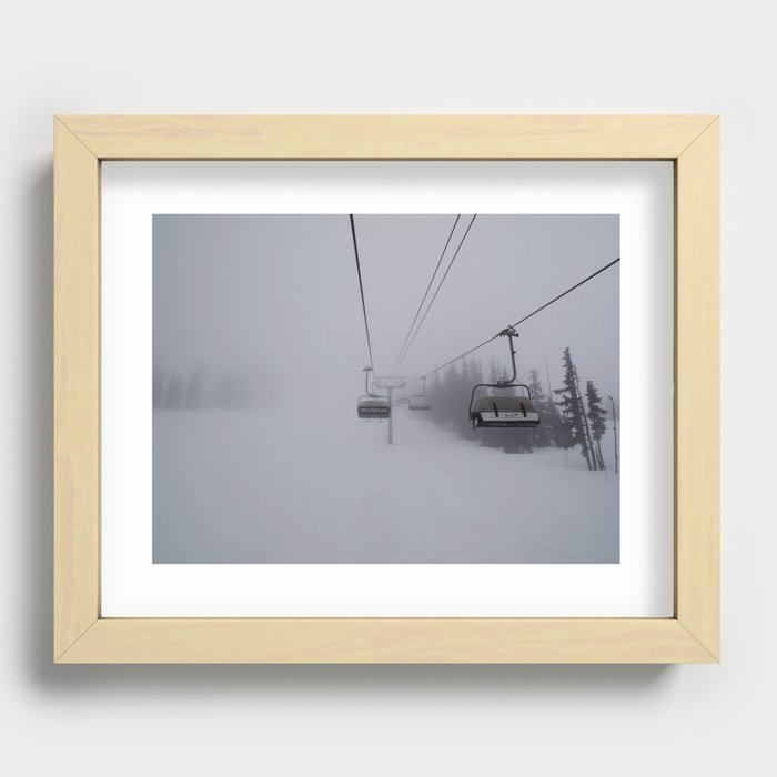 Into the unknown Recessed Framed Print