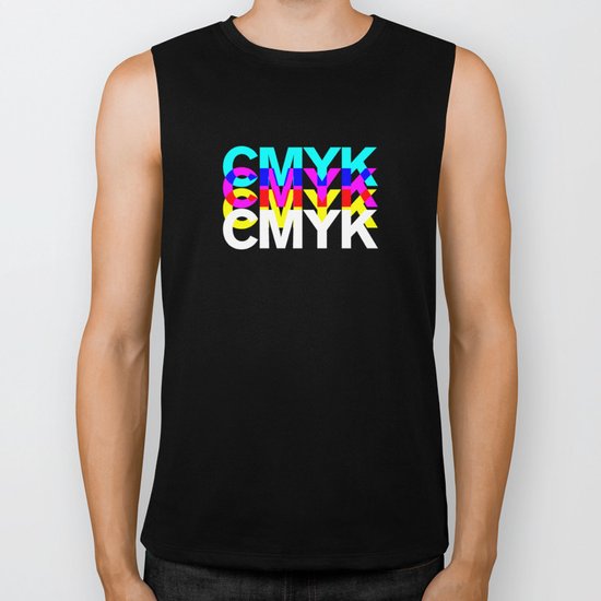 CMYK ON BK Biker Tank