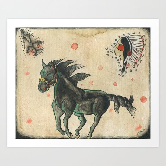 Folk Art Art Print