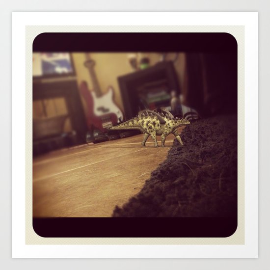 Exploring Dino Art Print