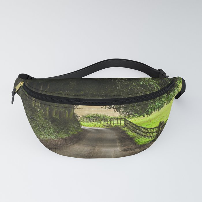 Great Britain Photography - Dirt Road Under The Trees On The Countryside Fanny Pack