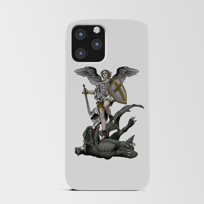 Saint Michael the Archangel iPhone Card Case