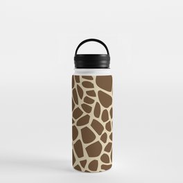 Giraffe Print Pattern Water Bottle