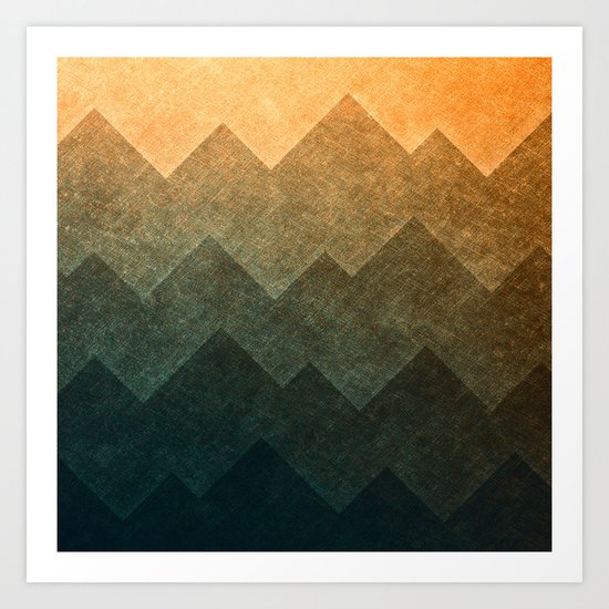 HillsHillsHills #3 Art Print