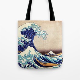 The Great Wave Off Kanagawa Tote Bag