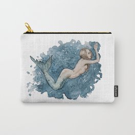 Mermaid swimming in the ocean Carry-All Pouch