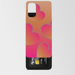 Heartfelt in Coral and Hot Pink Android Card Case