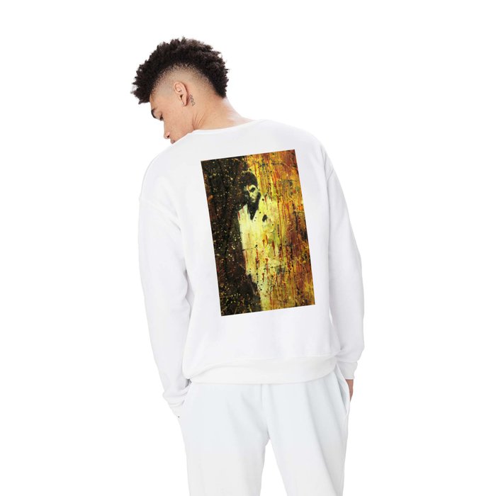Tony Montana in Scarface Crewneck Sweatshirt by Miquel Cazanya