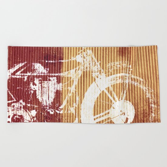 Corrugated Speed Beach Towel