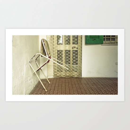 Lonely Chairs #5 Art Print