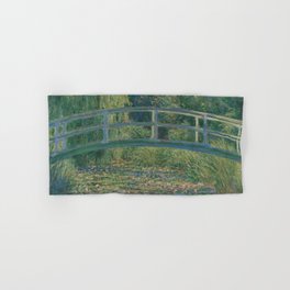 Claude Monet - Bridge over a Pond of Water Lilies 1899 Hand & Bath Towel