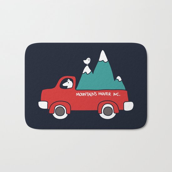 Moving Mountains Bath Mat
