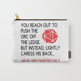 Dungeons and dragons gift. Perfect present for mother dad father friend him or her Carry-All Pouch