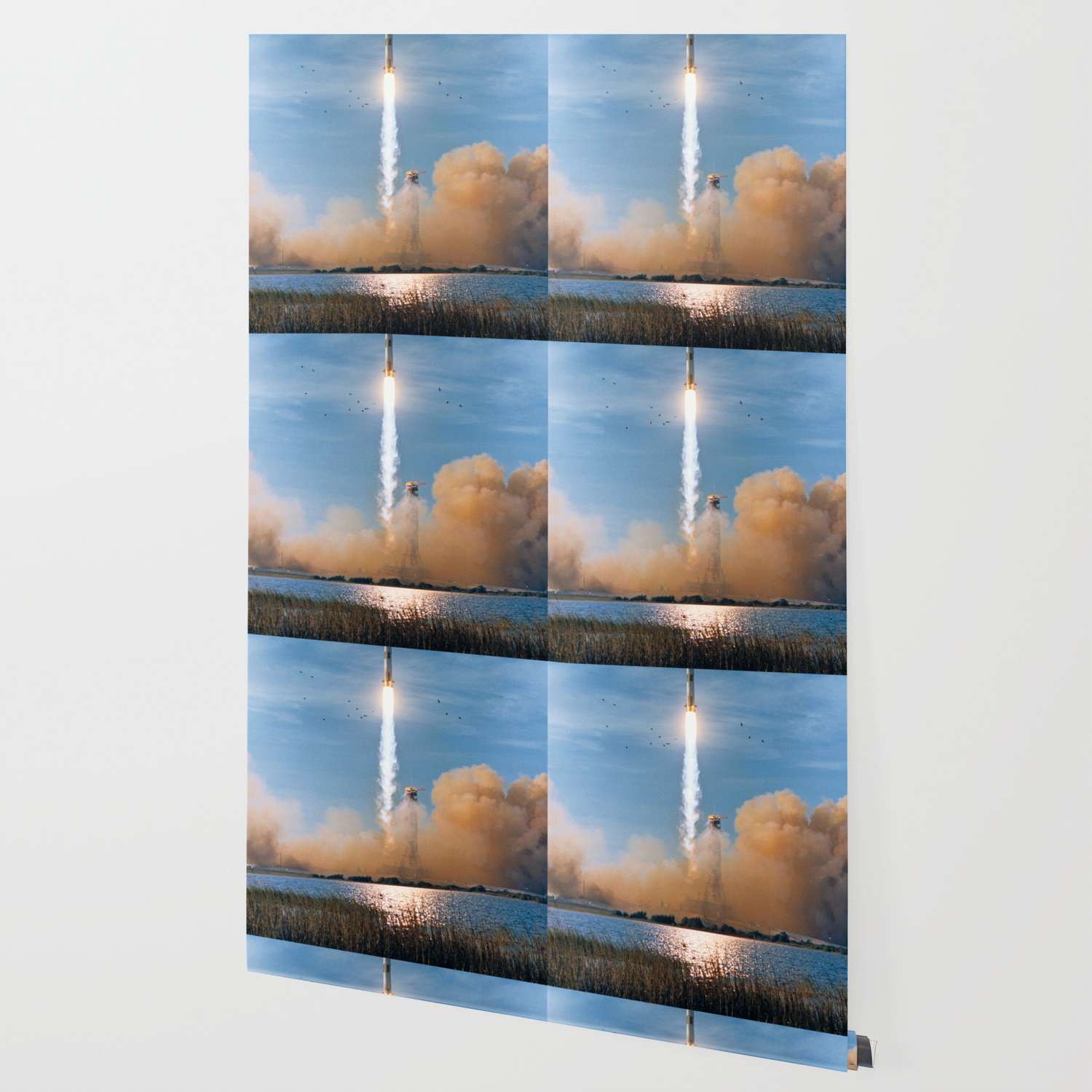Apollo 8 Saturn V Liftoff Wallpaper By Projectapollo Society6