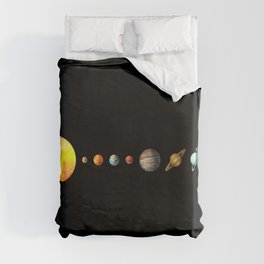 The Solar System  Duvet Cover