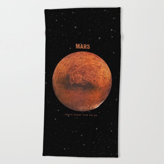 Mars Beach Towel