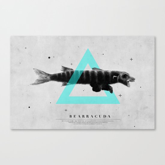 Bearracuda Canvas Print
