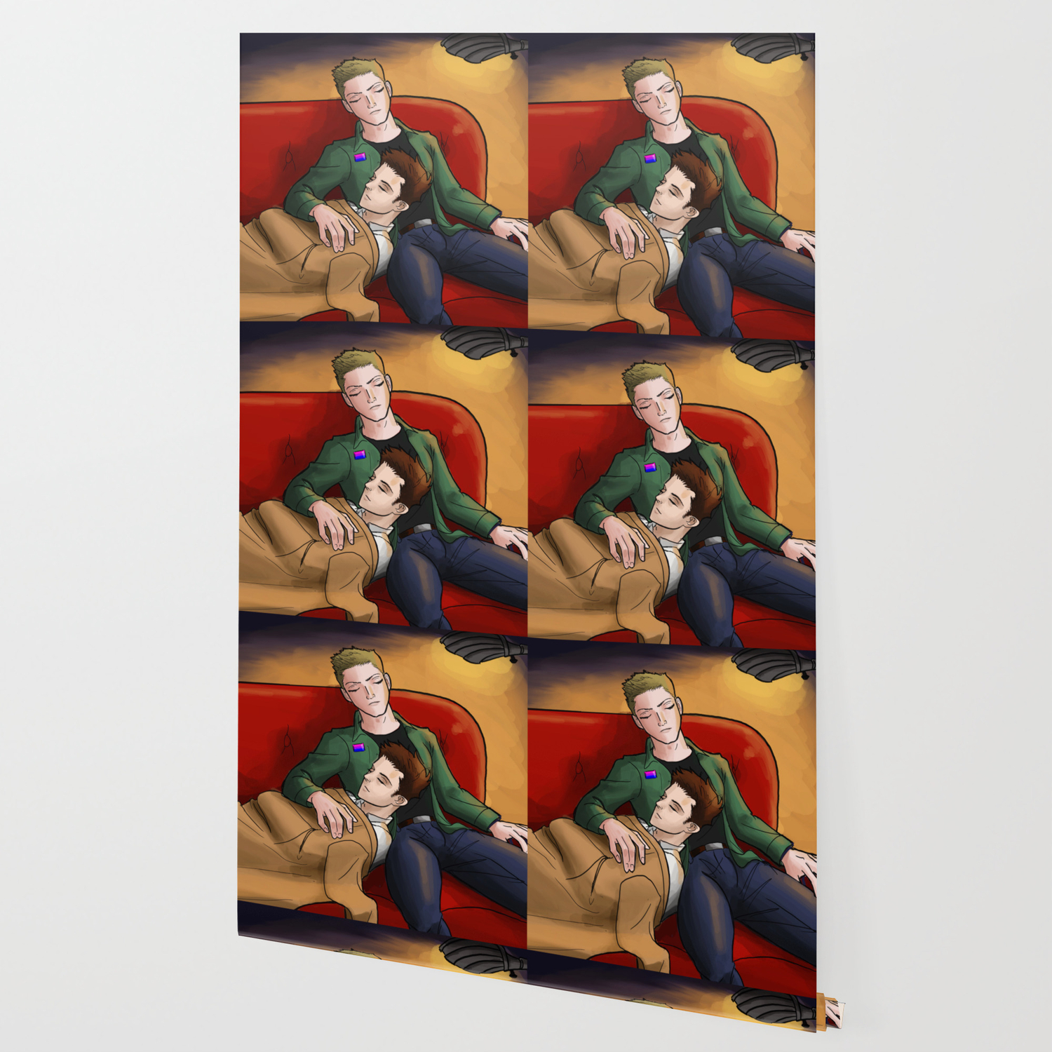 Destiel Naps Wallpaper By Wolffedoom Society6