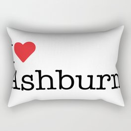 I Heart Ashburn, VA Rectangular Pillow